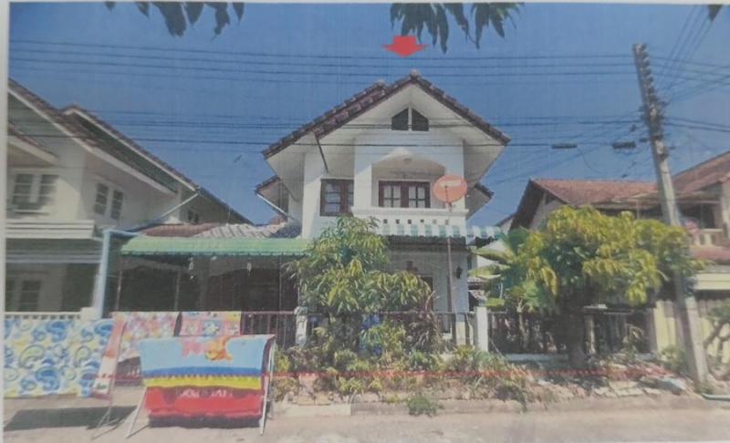 บ้านแฝดหลุดจำนอง ธ.ธนาคารอาคารสงเคราะห์ เชียงใหม่ หางดง สันผักหวาน