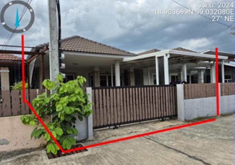 บ้านเดี่ยวหลุดจำนอง ธ.ธนาคารอาคารสงเคราะห์ เชียงใหม่ สันทราย ป่าไผ่